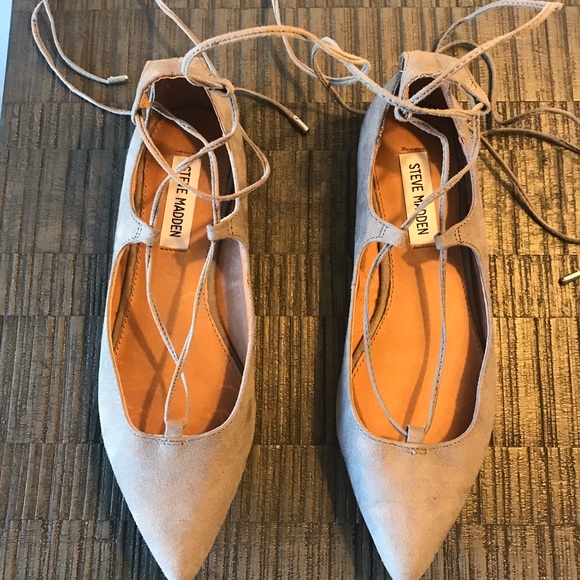 Steve Madden Lace-up Flats - Picture 3 of 5